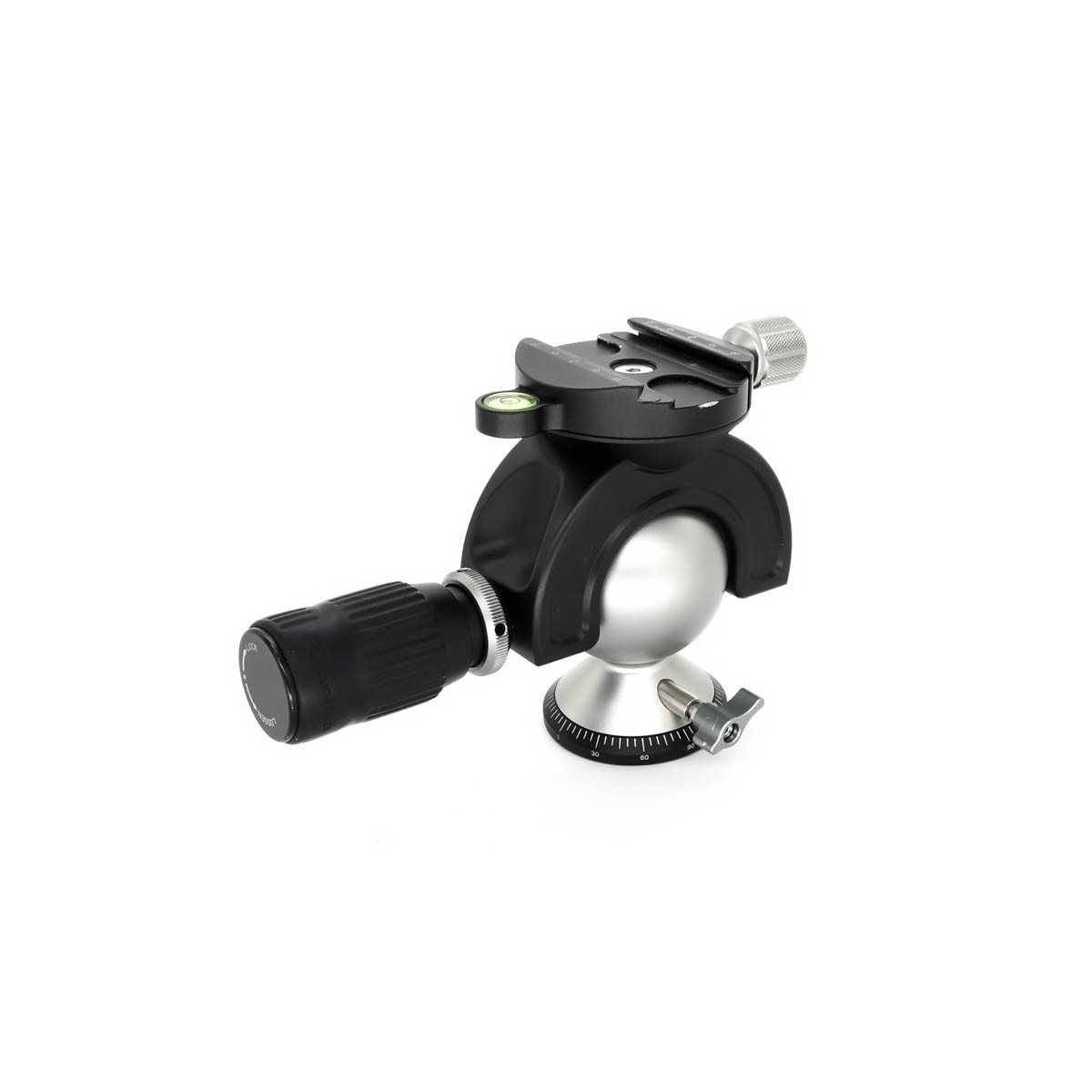 SOG Returned Leofoto MH-60 Panning / Cant 60mm Ball Head and QP-70N QR Plate with Extended Throttle Release System (20kg Load) - SOG25096