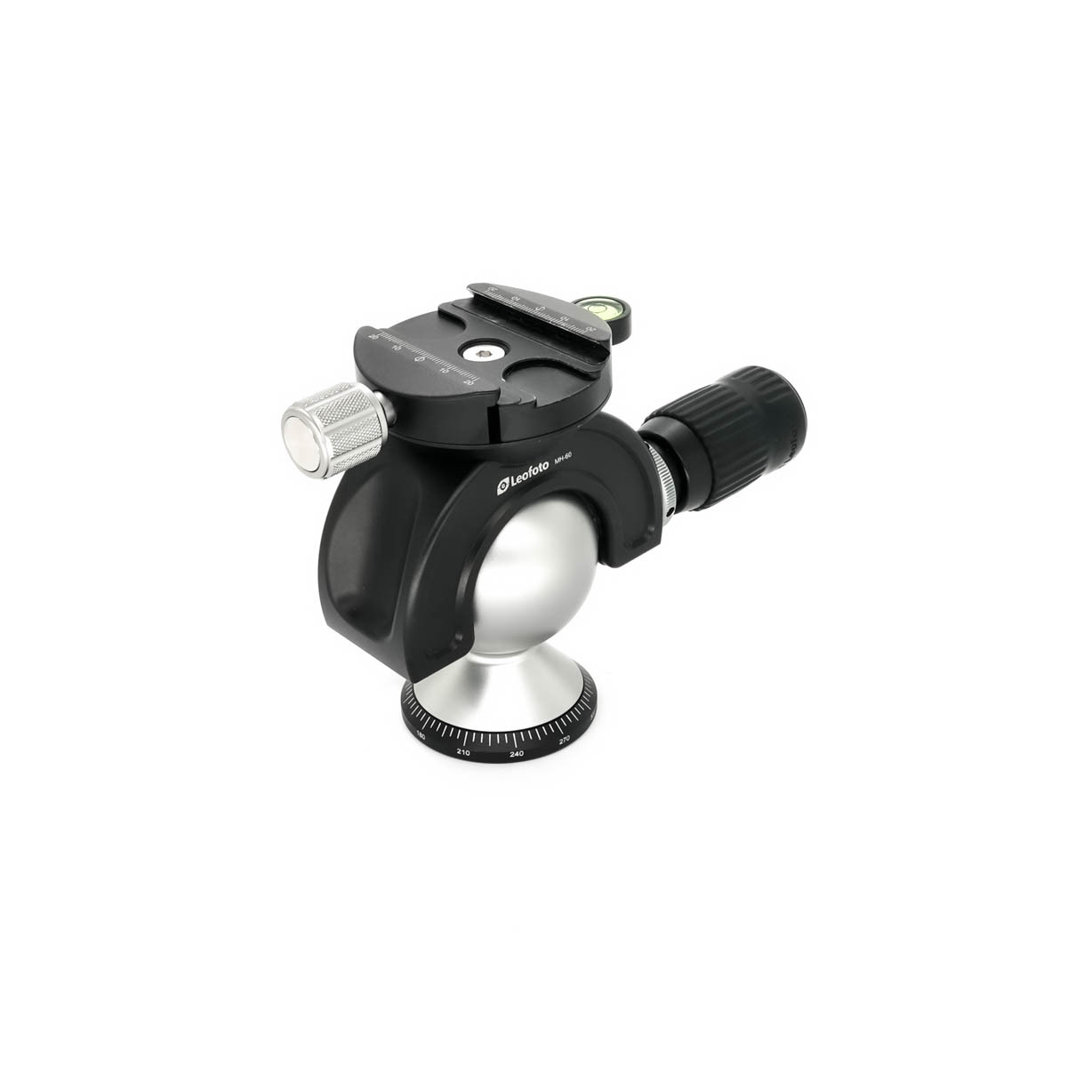SOG Returned Leofoto MH-60 Panning / Cant 60mm Ball Head and QP-70N QR Plate with Extended Throttle Release System (20kg Load) - SOG25096