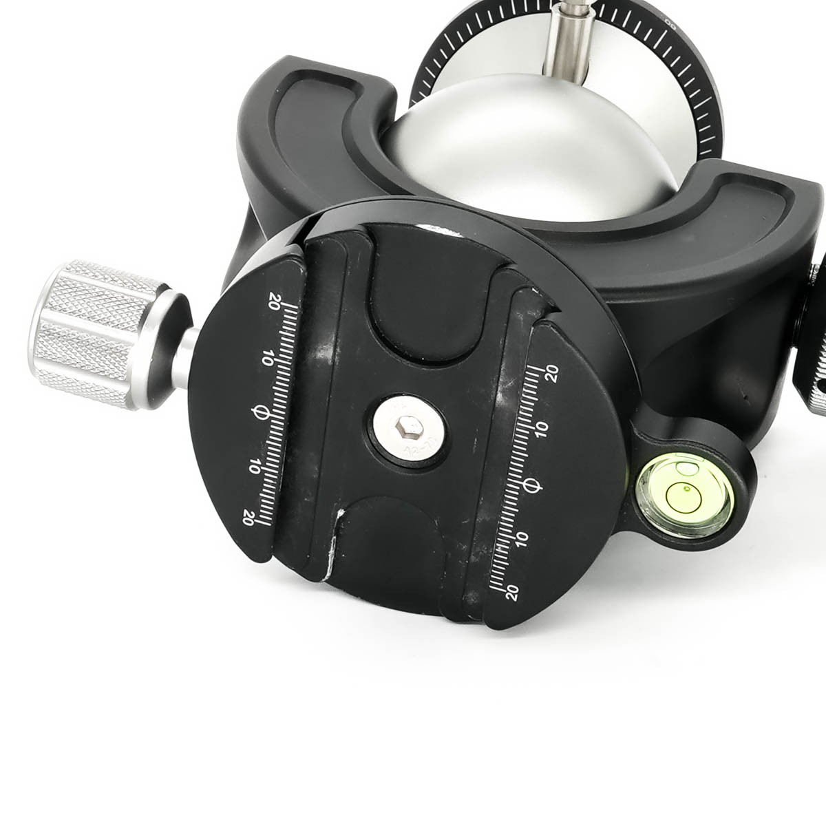 SOG Returned Leofoto MH-60 Panning / Cant 60mm Ball Head and QP-70N QR Plate with Extended Throttle Release System (20kg Load) - SOG25096