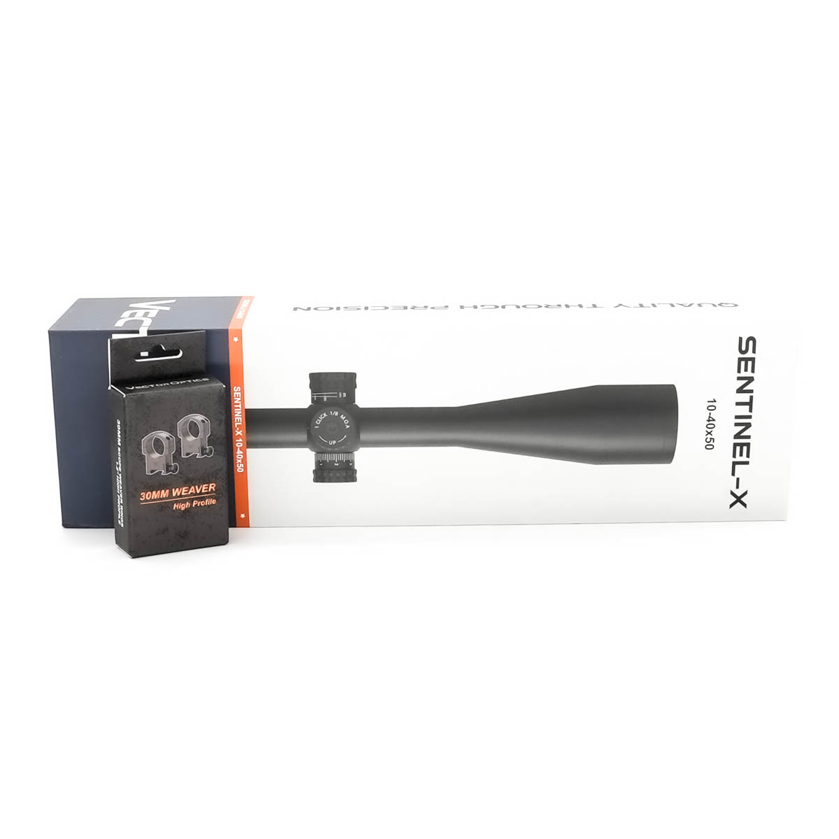 SOG Returned Vector Sentinel-X 10-40x50 SFP Non Illuminated COM-25M Benchrest Zero Lock 1/8 MOA 30mm Rifle Scope - SOG25099