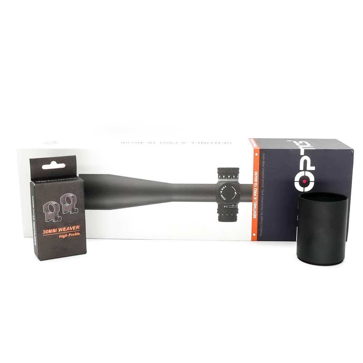 SOG Returned Vector Optics Sentinel-X Pro 10-40x50 SFP Illuminated COM-25M 1/8 MOA Zero Lock 30mm Rifle Scope - SOG25112