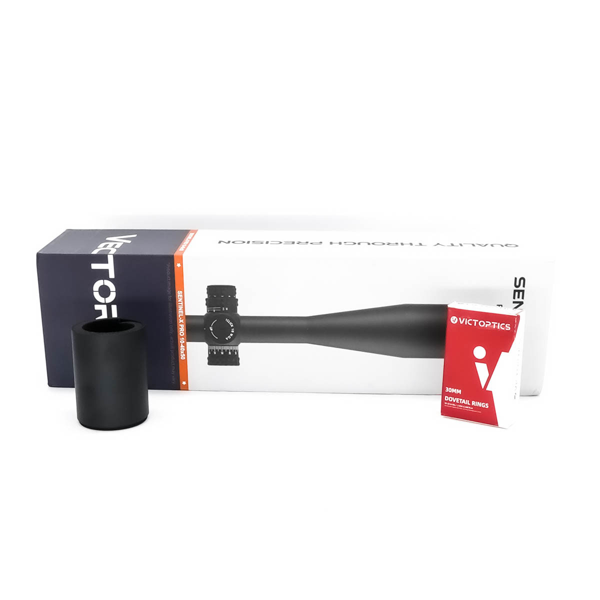 SOG Returned Vector Optics Sentinel-X Pro 10-40x50 SFP Illuminated COM-25M 1/8 MOA Zero Lock 30mm Rifle Scope - SOG25122
