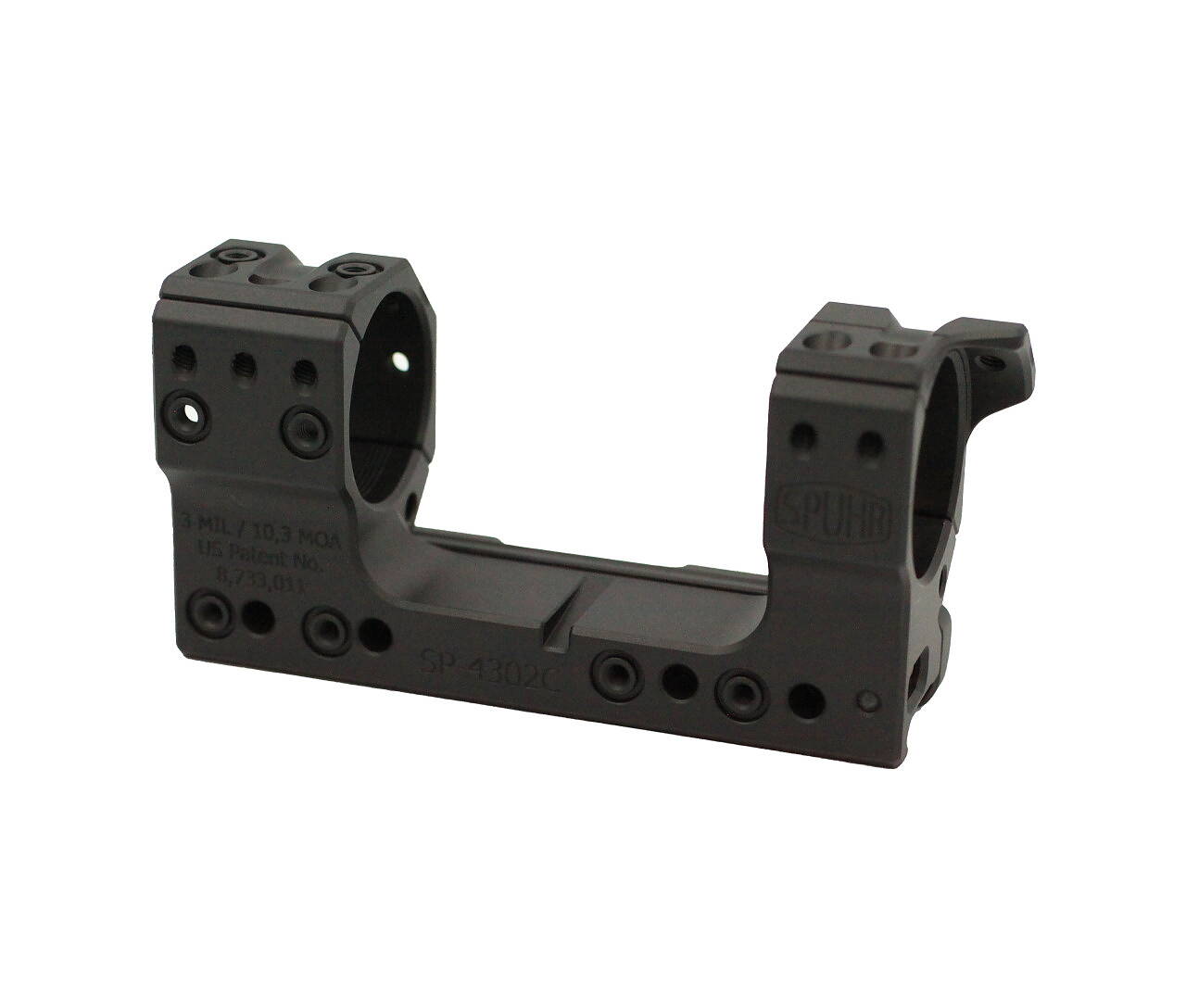 Spuhr ISMS SP-4302C Gen 3 34mm High (38mm) 10 MOA Picatinny One-Piece Mount