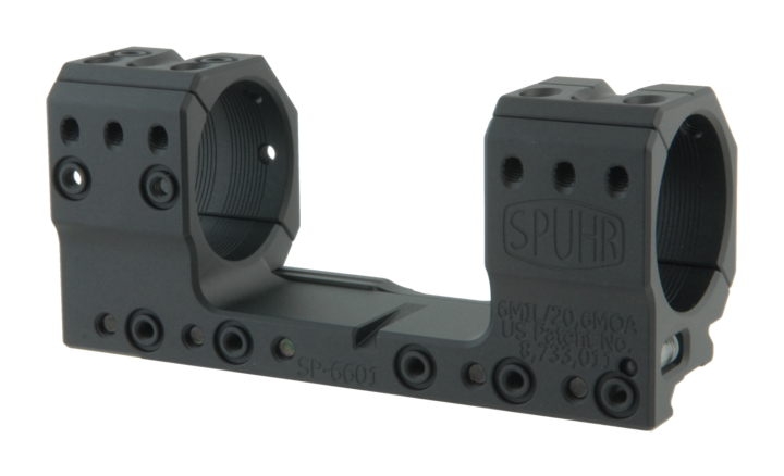 Spuhr ISMS SP-6601 36mm Medium (30mm) 20.6 MOA Picatinny One-Piece Mount