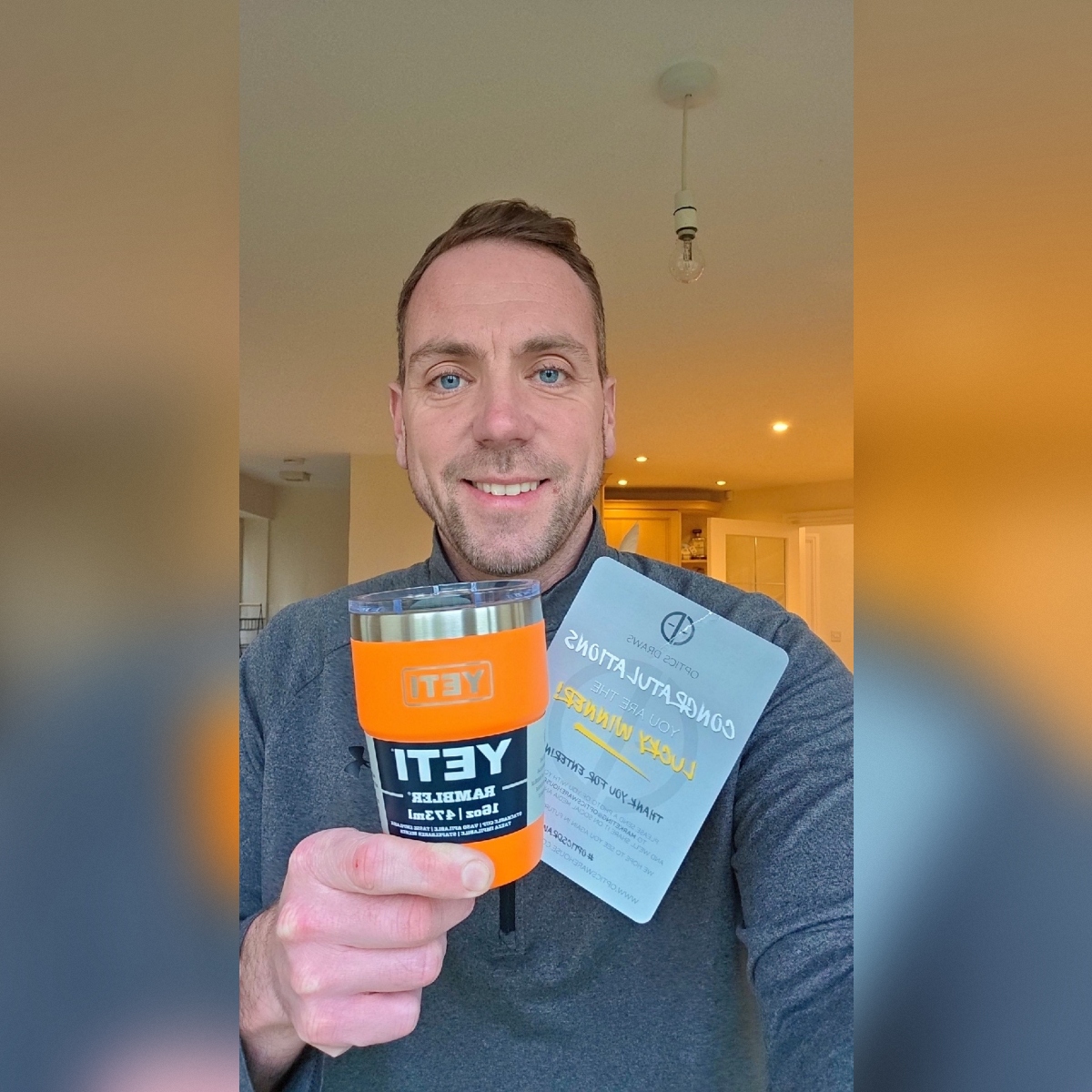 WIN A: YETI Rambler® 16 oz (473 ml) Stackable Cup With MagSlider™ Lid - King Crab