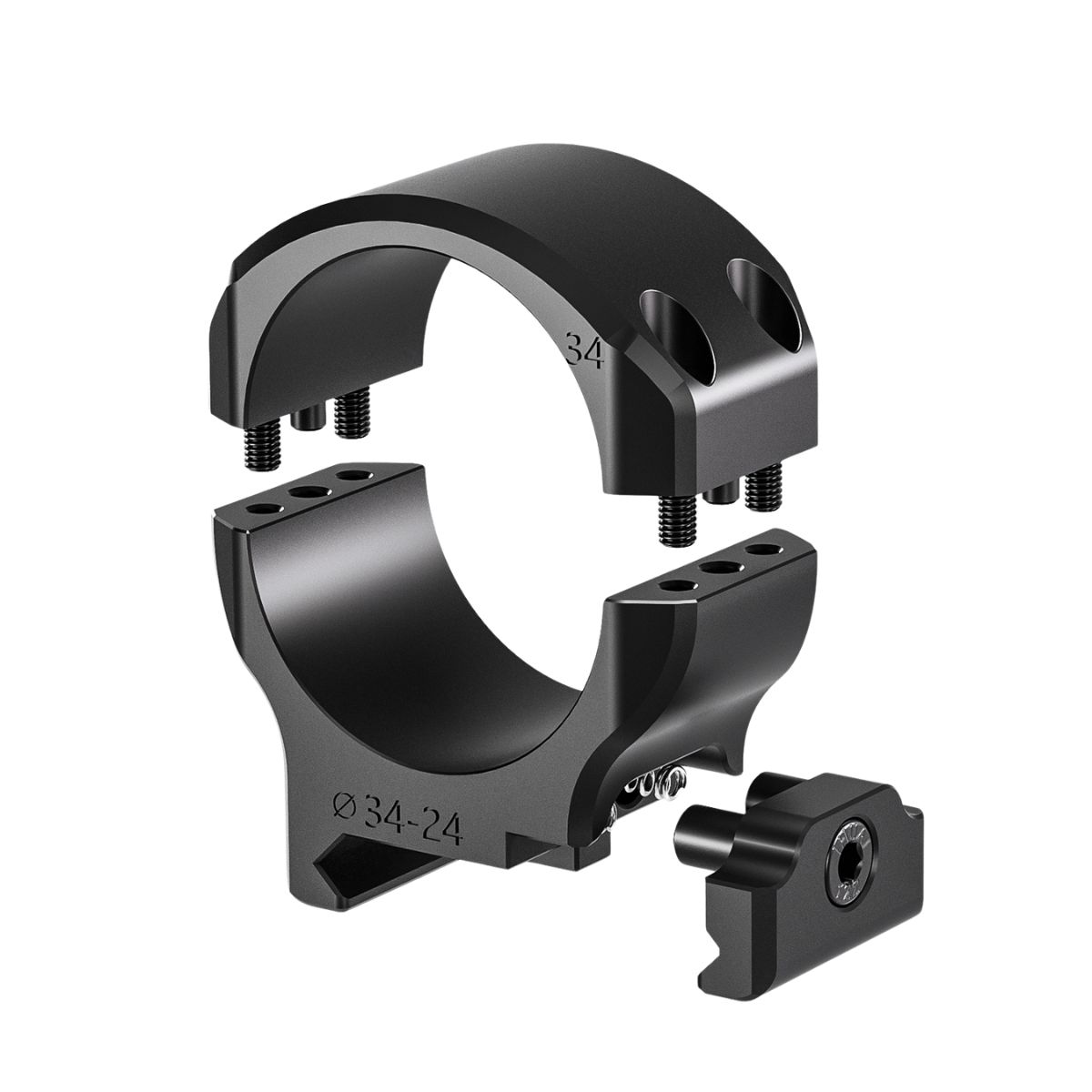 Leofoto SR-3424 34mm Medium (15mm saddle) Scope Rings