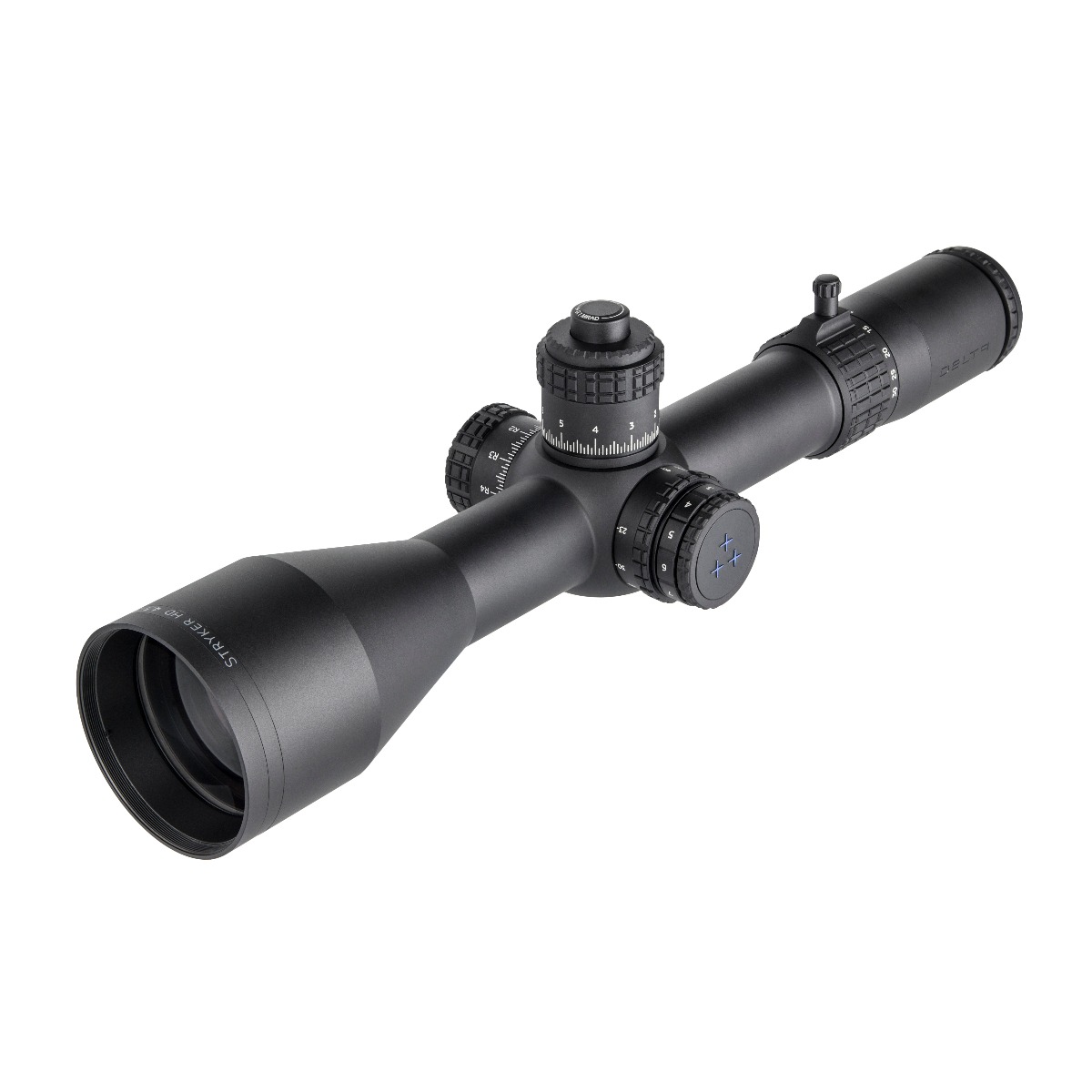 Delta STRYKER ED 4.5-30x56 HD FFP IR Mil Mil Zero Stop LOCKING TURRET Rifle Scope - DLR-1