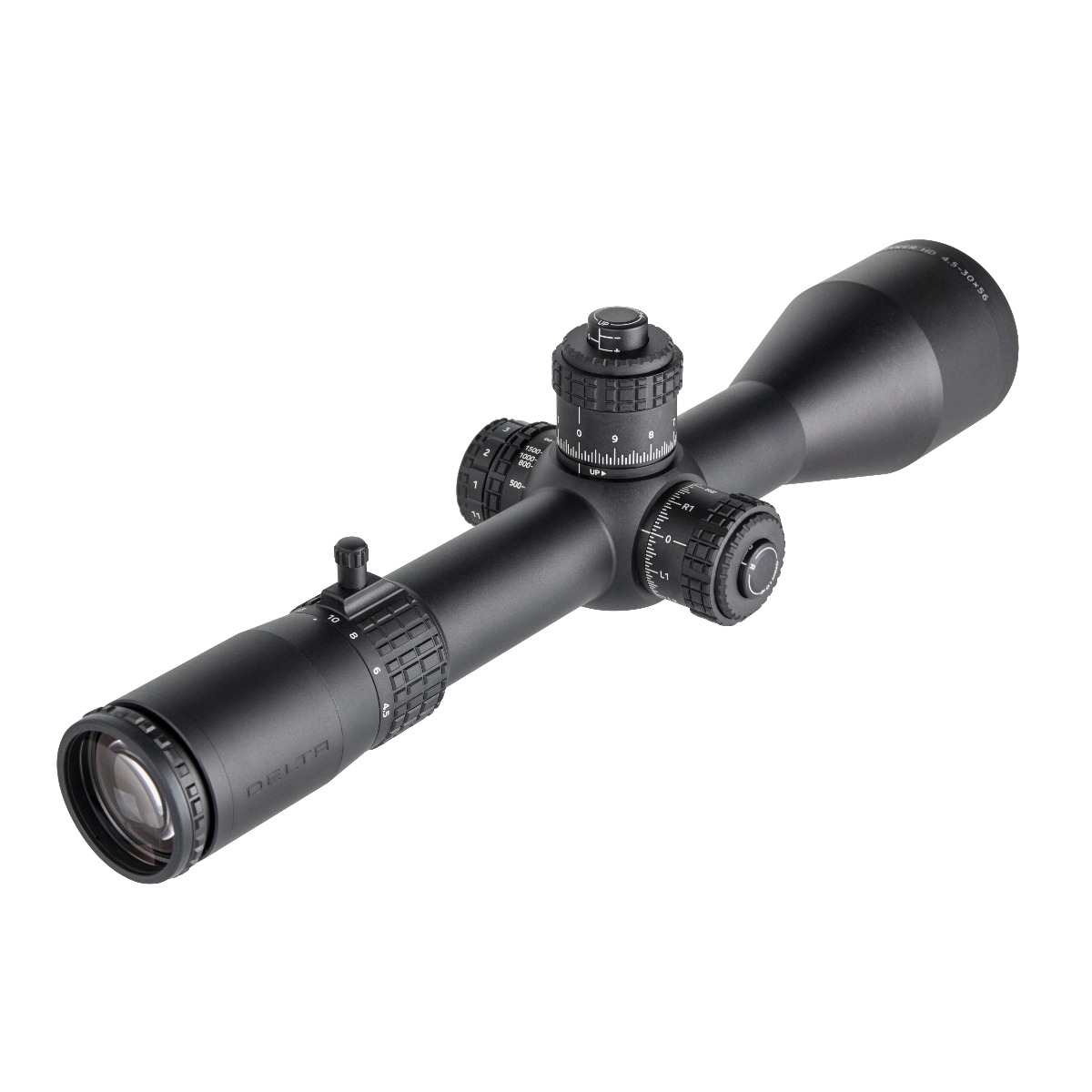 Delta STRYKER ED 4.5-30x56 HD FFP IR Mil Mil Zero Stop LOCKING TURRET Rifle Scope - LRD-1P