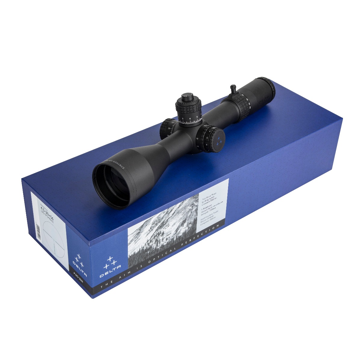 Delta STRYKER ED 4.5-30x56 HD FFP IR Mil Mil Zero Stop Locking Turret ...