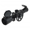 PAO Topaz 3-12x44 Illuminated SFP Mil-Dot PA MK II Compact "Swat" Rifle Scope with Free 9-11mm Dovetail Mounts