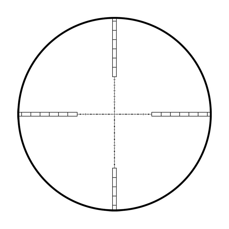 T-Eagle SR 1.5-5x20 WA Non Illuminated SFP MIL 1/4 MIL RIfle Scope with Rings