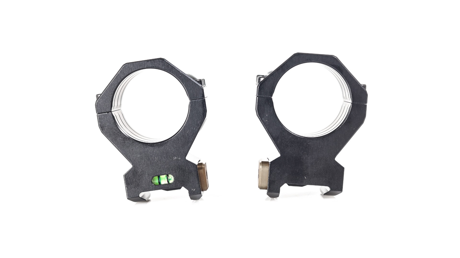 Tier One 34mm High TAC 6 Screw Bubble Level Picatinny Scope Rings