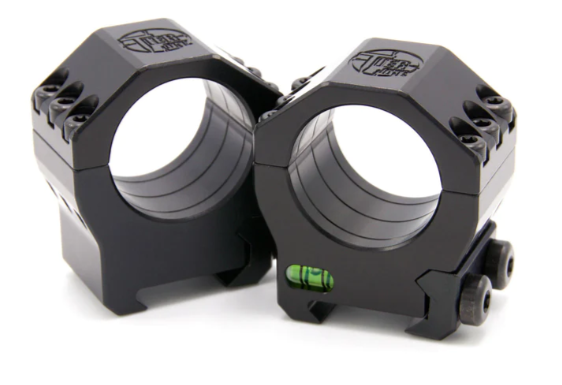 Tier One 30mm TAC 6 Screw Bubble Level Picatinny Scope Rings