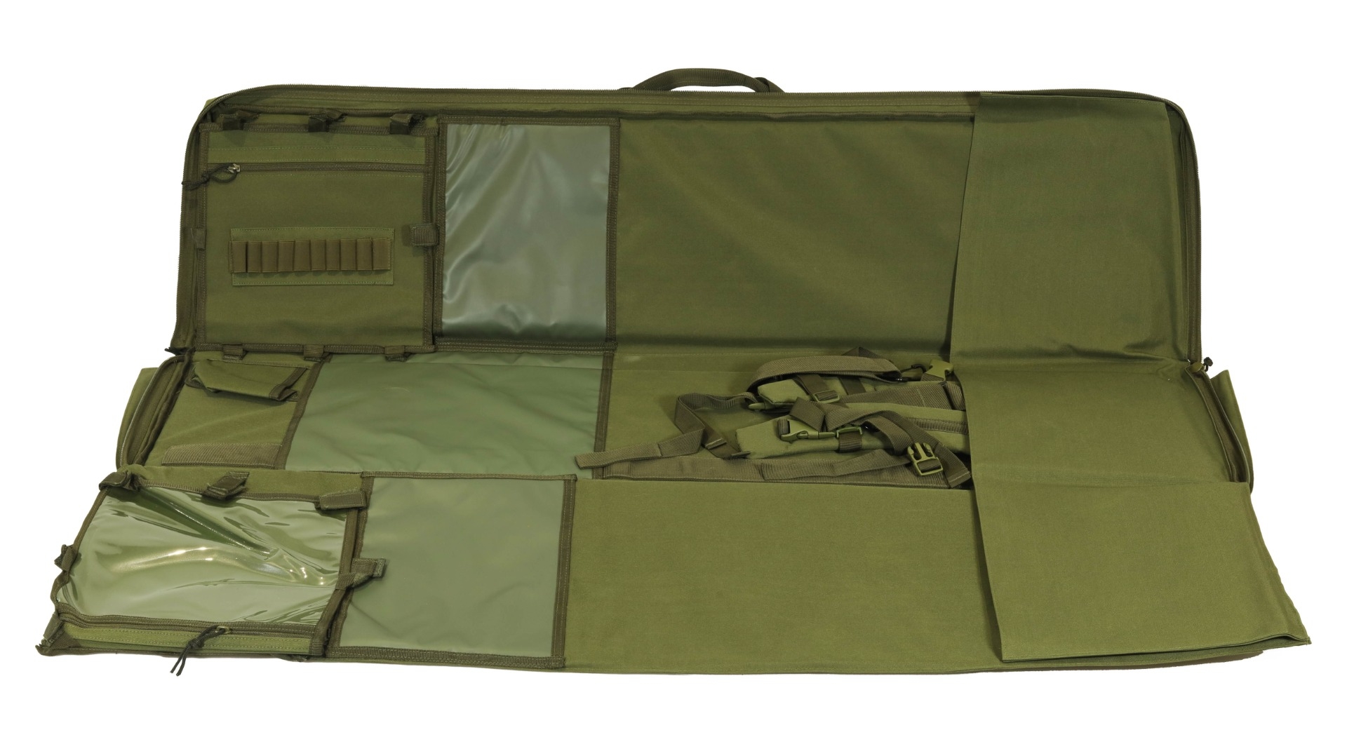 WIN A: ELLTECH DUO 51" 600D Shooting Mat / Case Combo Tactical Rifle Gun Case - Green
