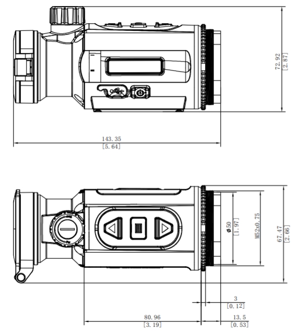 HIKMICRO Thunder 3.0 TH35C3.0 Thermal Front Clip-on - 35mm 384px