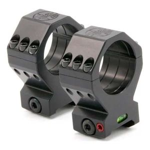 Tier One 34mm 6 Screw Bubble Level Picatinny Scope Rings