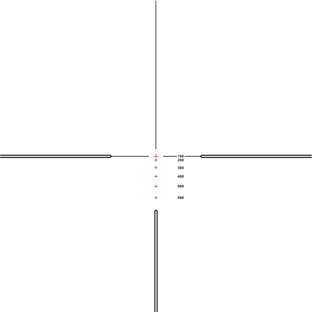 Hawke Vantage 30 WA 4-12x42 IR 223/308 30mm Rifle Scope