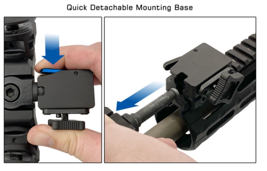 WIN A: Leapers UTG Over Bore 7-11" Picatinny QD Bipod
