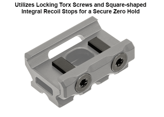 UTG Super Slim Picatinny Riser Mount, 0.5" Height, 3 Slots