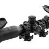 UTG 3-12X32 1'' AO BugBuster RGB Mil-dot Rifle Scope with Free QD Rings