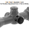 UTG 3-12X32 1'' AO BugBuster RGB Mil-dot Rifle Scope with Free QD Rings