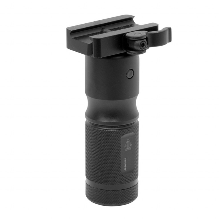 UTG 4.7" Foldable Metal Foregrip, QD Level Mount