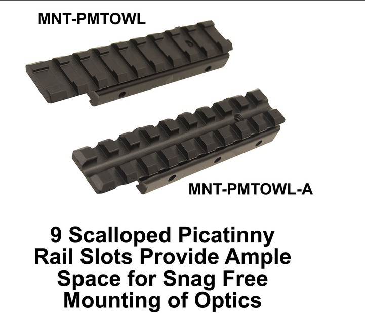 UTG Low Profile Airgun/.22 to Picatinny/Weaver Rail Adaptor