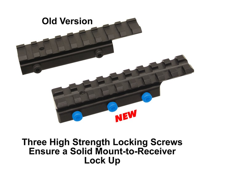 UTG Low Profile Airgun/.22 to Picatinny/Weaver Rail Adaptor