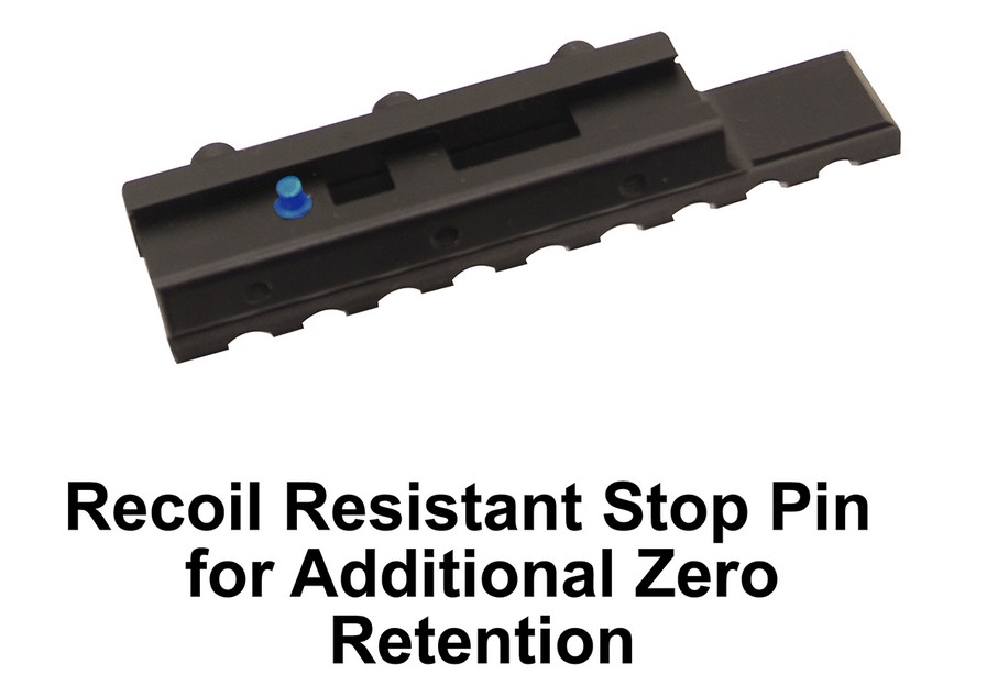 UTG Low Profile Airgun/.22 to Picatinny/Weaver Rail Adaptor