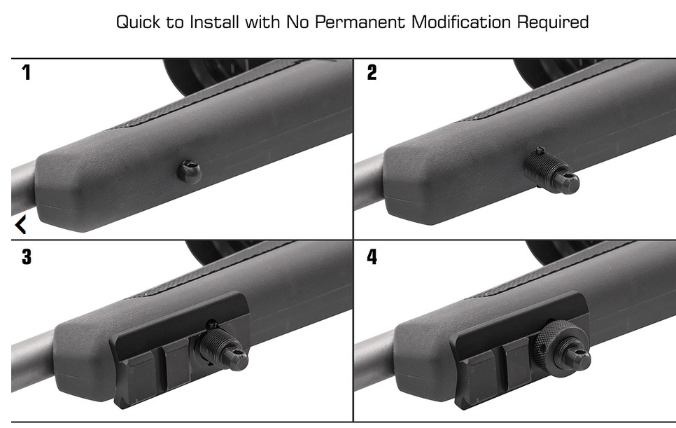 UTG Bipod Mount Swivel Stud to Picatinny Adaptor
