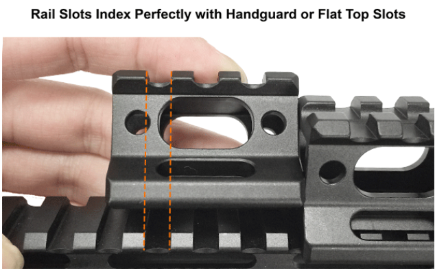 UTG Super Slim Picatinny Riser Mount 1" High, 3 Slots