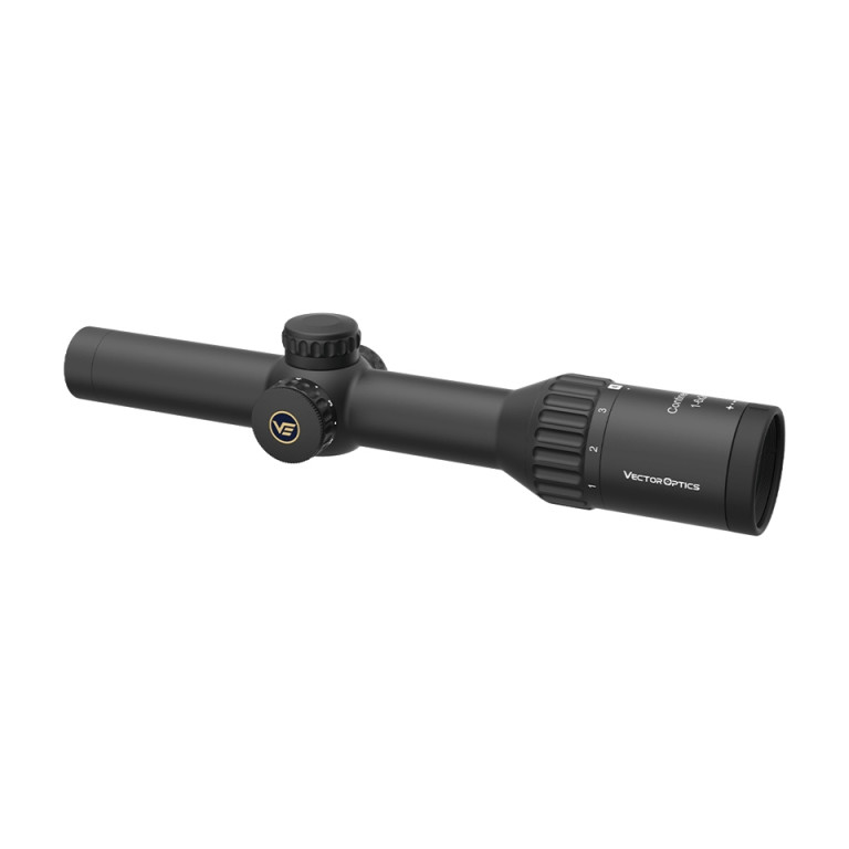 Vector Optics Continental X6 1-6x24 LVPO Fiber IR 1/2MOA 30mm Rifle Scope