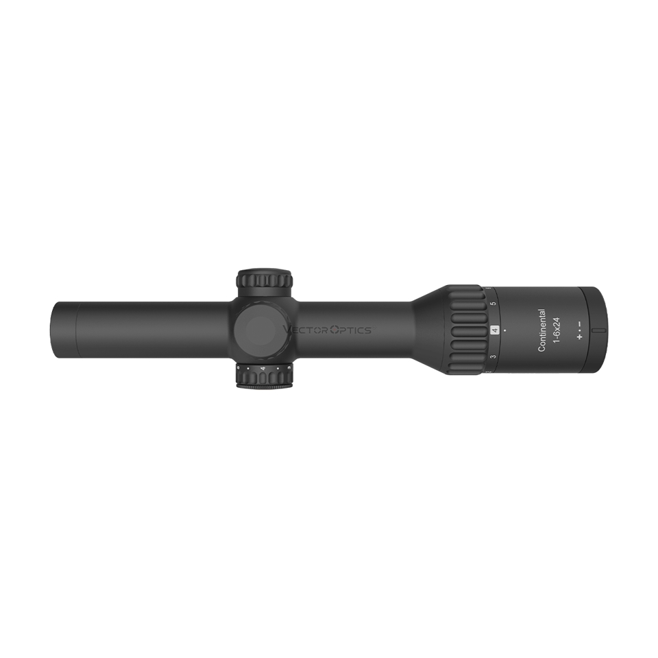 Vector Optics Continental X6 1-6x24 LVPO Fiber IR 1/2MOA 30mm Rifle Scope
