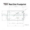 Vector Optics TEK Red Dot Riser Weaver Mount