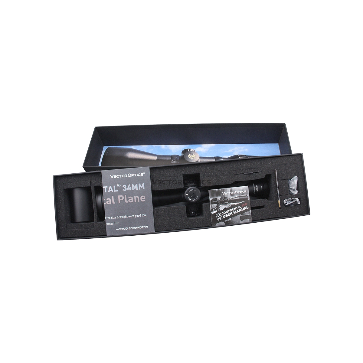 WIN A: Vector Optics Continental x6 5-30x56 ED FFP Illuminated VEC-MBR 1/10MIL Zero Stop SCHOTT HD 34mm Rifle Scope