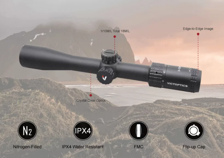 Vector Optics Victoptics S4 3-12x40 SFP MDL 1/10 MIL 30mm Rifle Scope