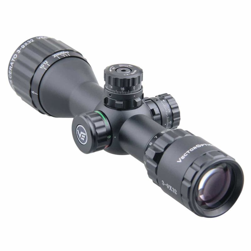 WIN A: Vector Optics Cerato Ultra Compact 3-9x32 SFP Mildot AO (3 Yards) Rifle Scope + FREE Weaver Scope Rings