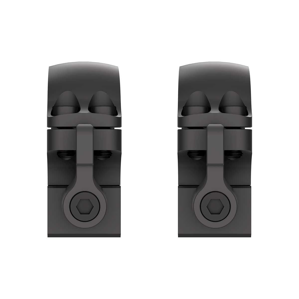 Vector Optics 30mm Steel Weaver Quick Release Scope Rings 0.8in Low Profile