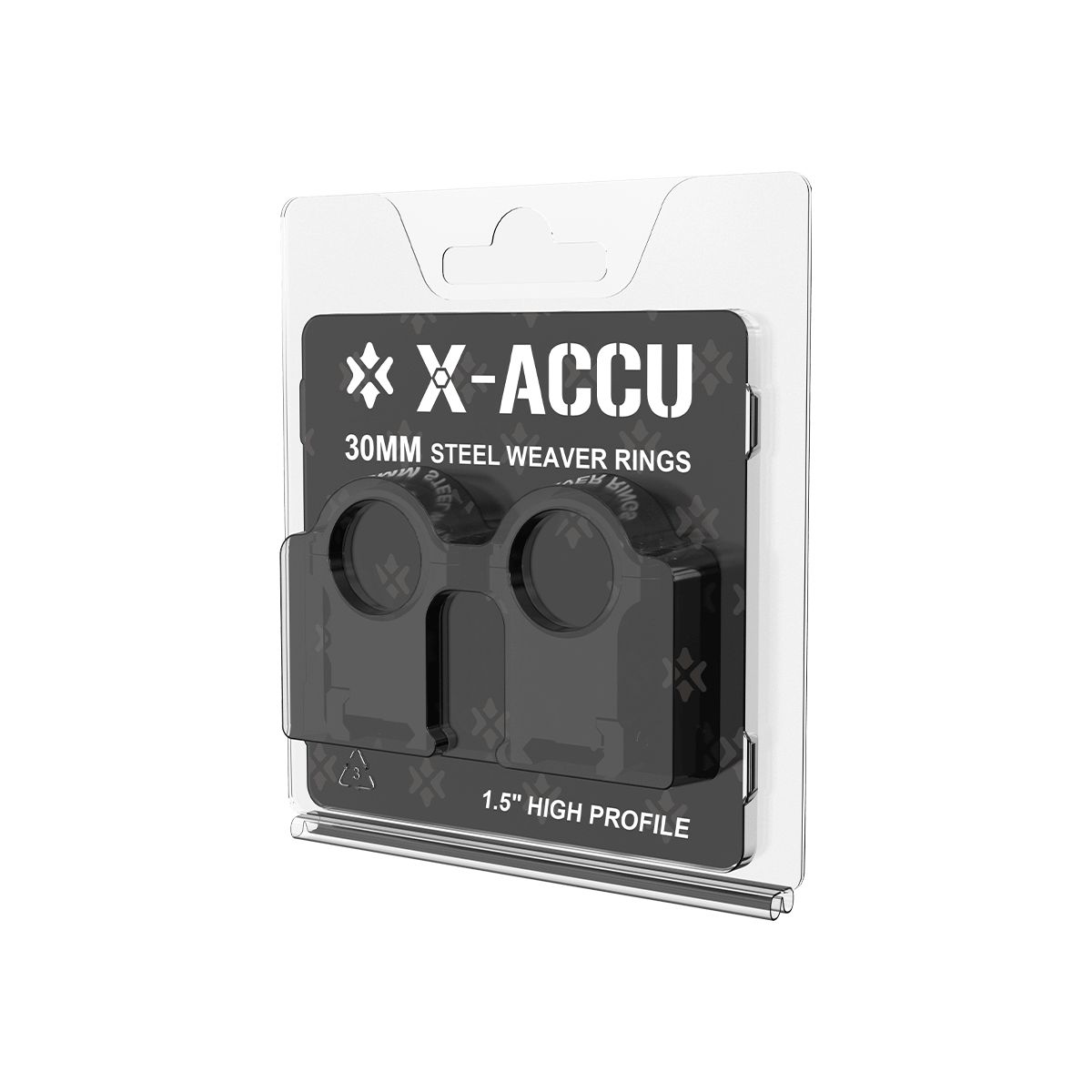 Vector Optics 30mm Steel Weaver Scope Rings 1.5in High Profile