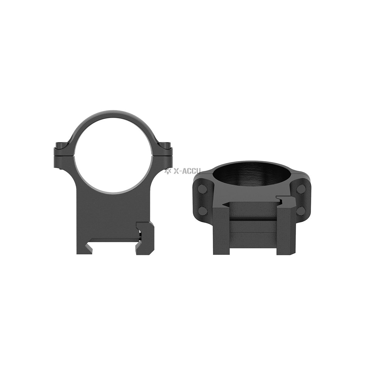 Vector Optics 30mm Steel Weaver Scope Rings 1.25in Medium Profile