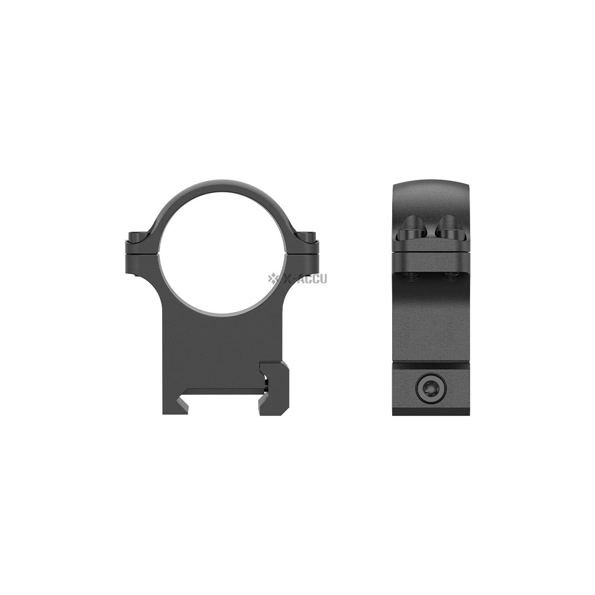 Vector Optics 30mm Steel Weaver Scope Rings 1.25in Medium Profile