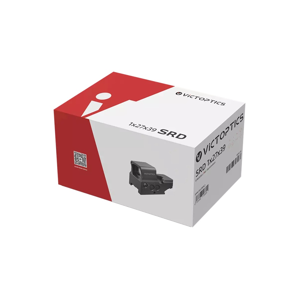 Vector Optics SRD 1x27x39 Eight Reticle Picatinny Red Dot Sight