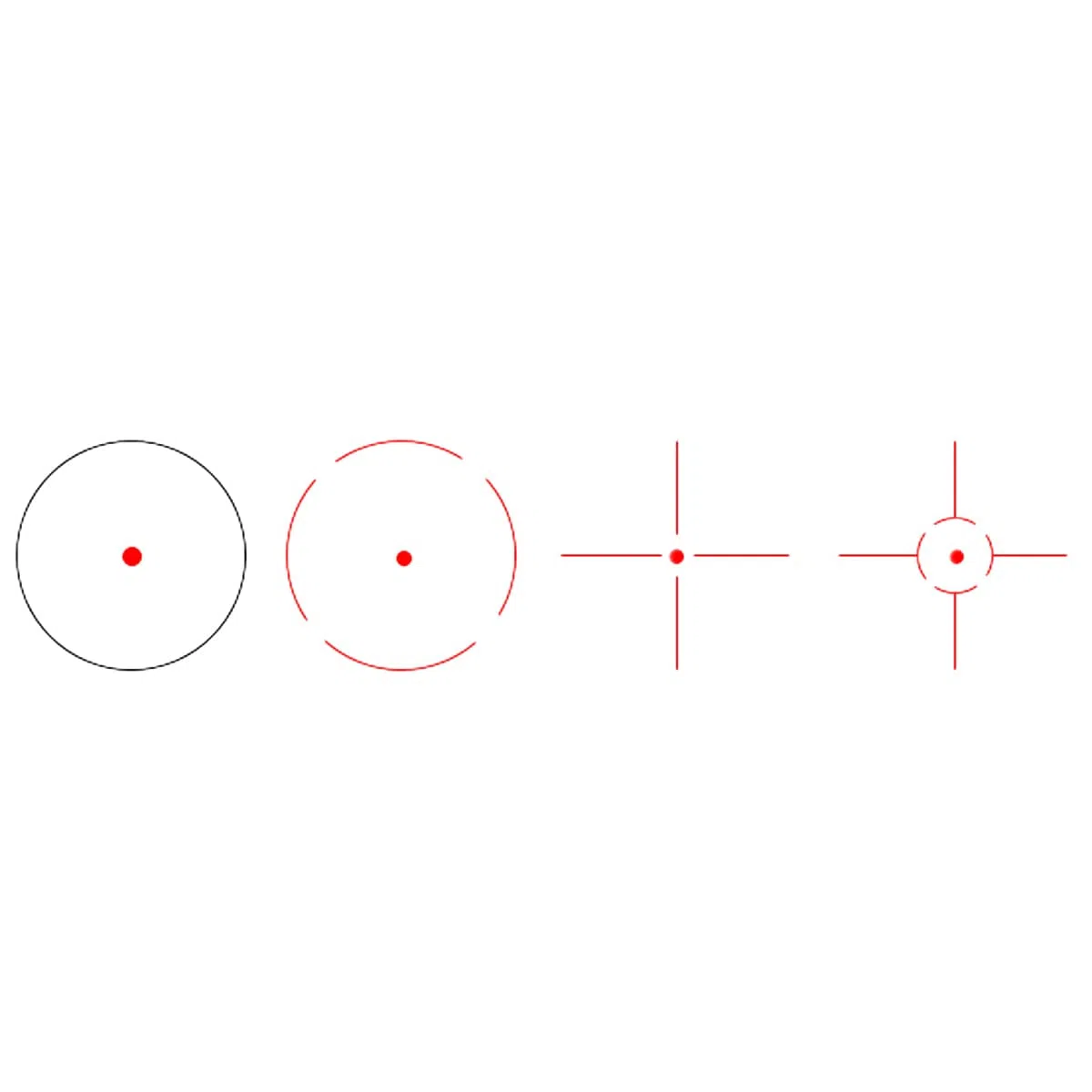 Vector Z1 1x23x34 9-11mm Dovetail Red Green Dot