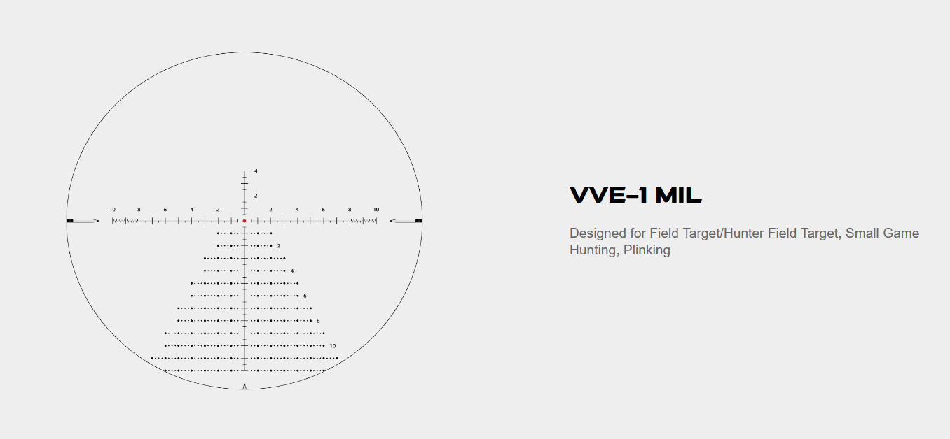 Vector Optics Veyron GenII 6-24x44 HD CTR FFP Rifle Scope