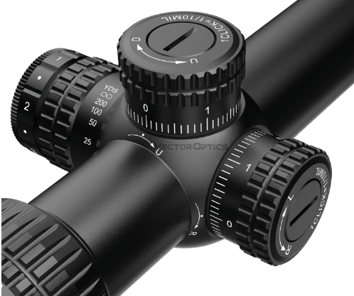 Vector Optics Veyron 6-24x44 Illuminated SFP 0.1 MRAD MVR-V10 Rifle Scope