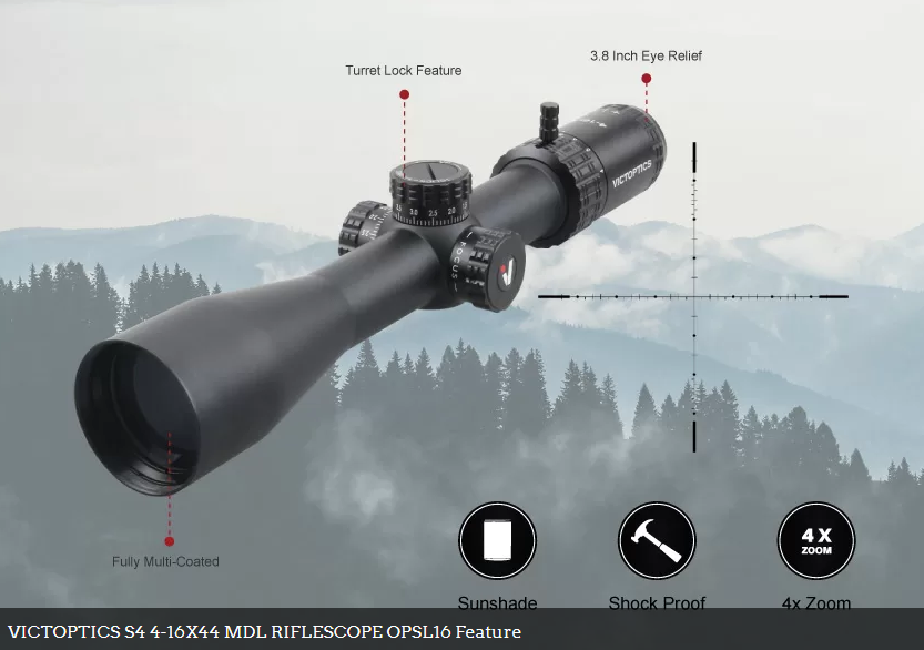 WIN A: Vector Victoptics AGN SFP Non IR Side Focus Rifle Scope