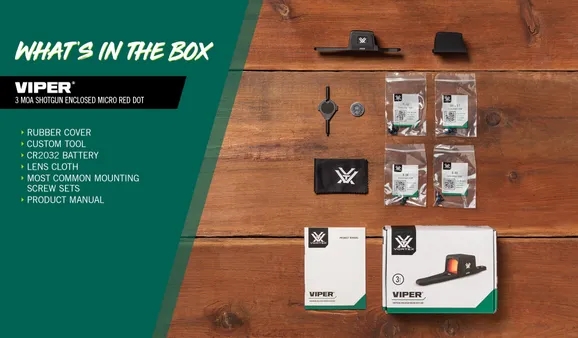 Vortex Optics Shotgun Enclosed 3 MOA Micro Red Dot Sight