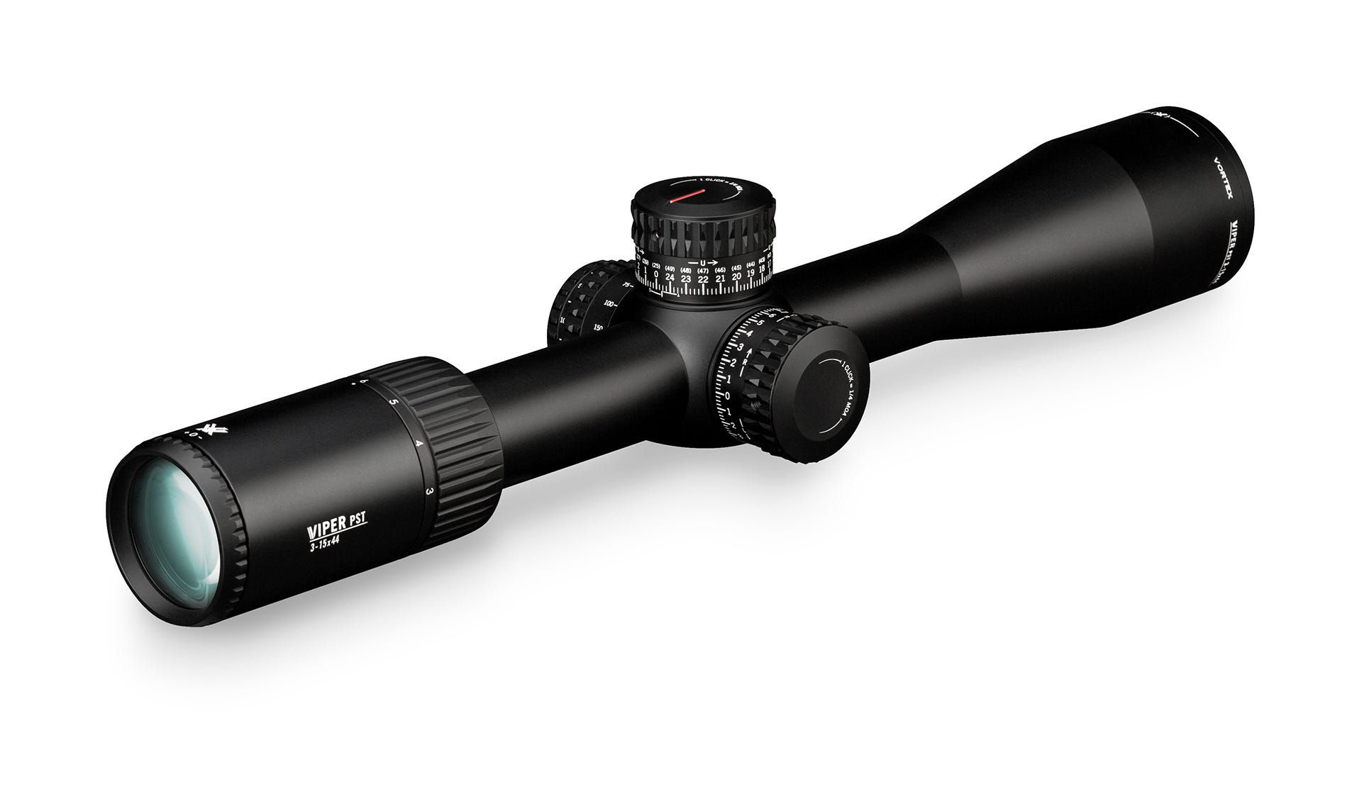 Vortex Viper PST Gen II 3-15x44 FFP EBR-7C MOA Rifle Scope
