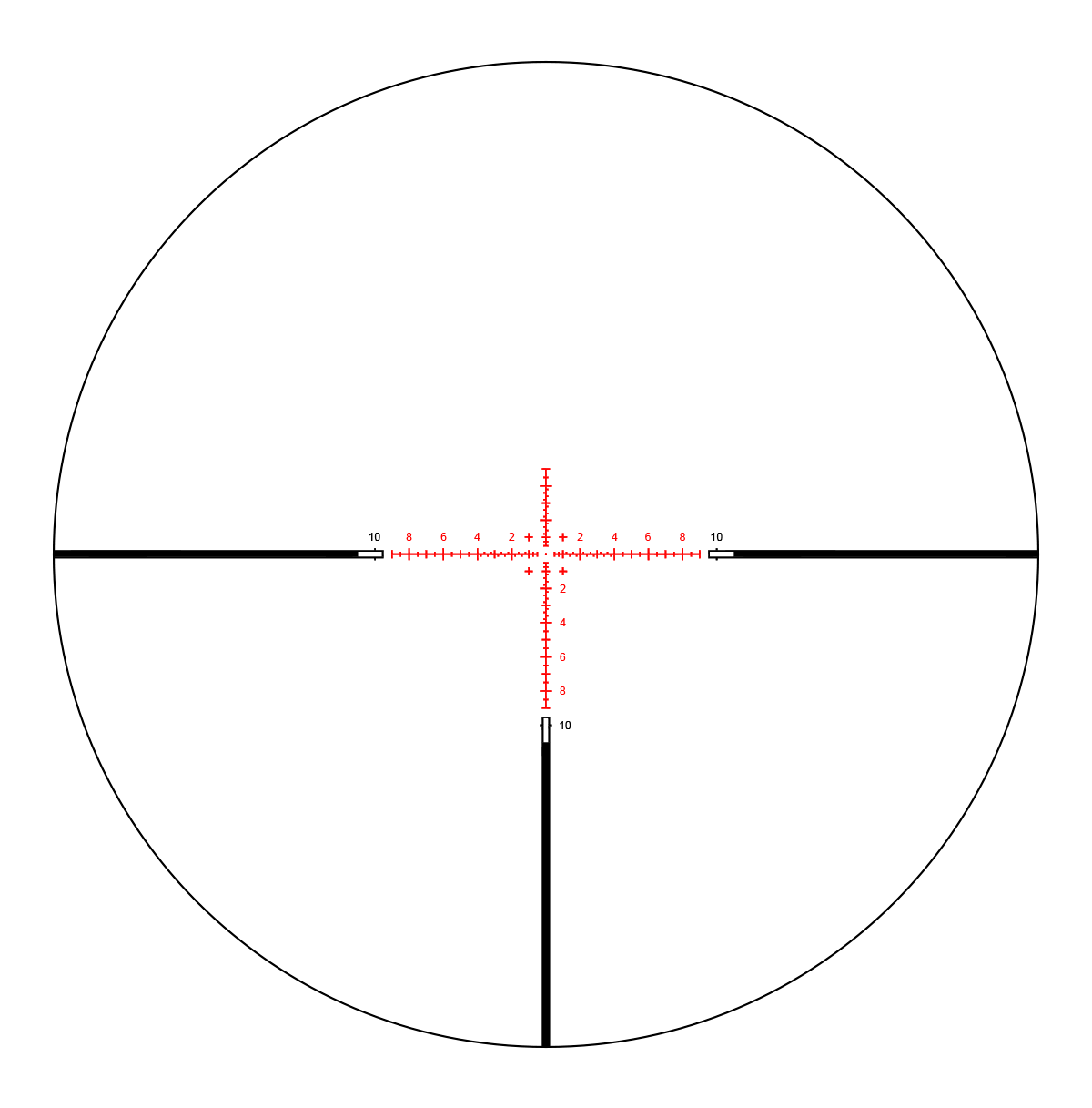 WULF Hurricane Compact 3-10x40 SFP IR W-MIL1 0.1MRAD 30mm Rifle Scope
