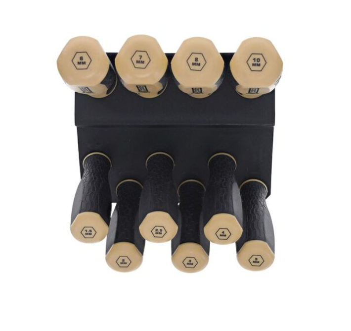 Wheeler 10 Piece Metric Hex Benchtop Screwdriver Set